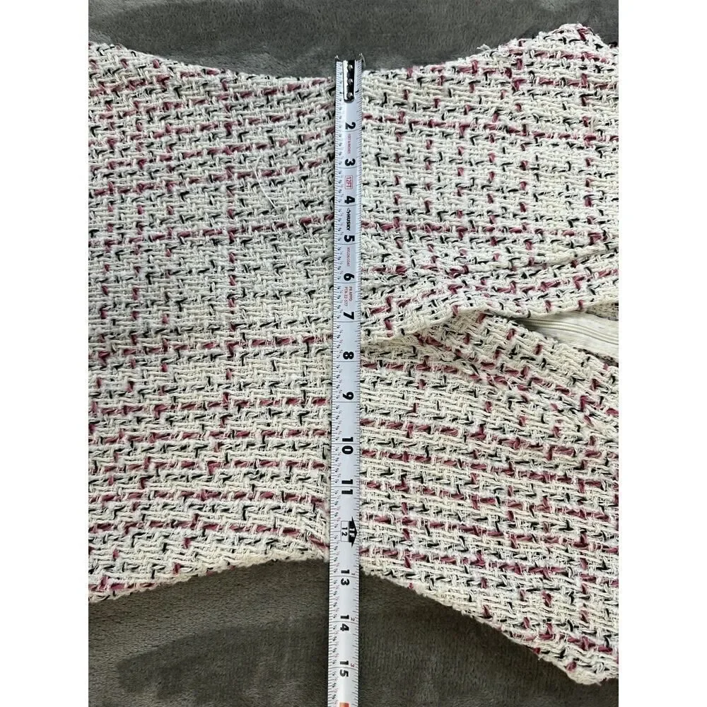 Zara Textured Weave Tweed Mini Dress sz Small - Picture 8 of 13